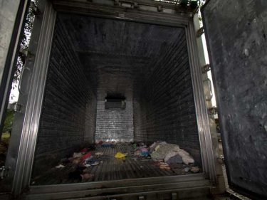 The void inside the death truck where 121 people were crammed