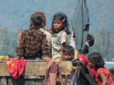 Children on the Rohingya boat apprehended off Phuket on January 1