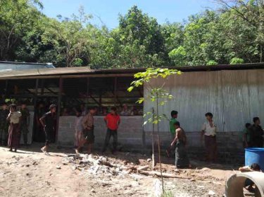 One of the camps for captive Rohingya exposed in a series of ''rescue'' raids