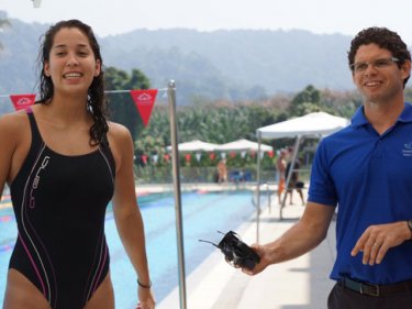 The Dutch swim team is settling in on Phuket to train for the world titles