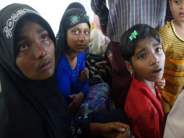 Real tears: Rohingya from a boat that landed on Wednesday north of Phuket