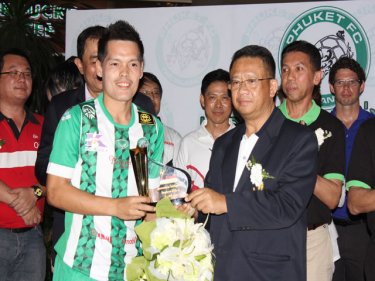 The player presentation leaves everyone enthusiastic about Phuket FC