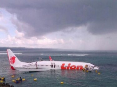The crashed Bali plane - all passengers and crew survived, say officials