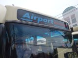 Airport Buses Roll  in Wrong Direction