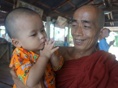 Monks care for 159 children at the Maliwan Temple north of Phuket