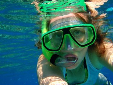 Snorkelling seems simple but needs to be taught to inexperienced visitors