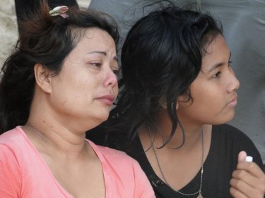 A mother and a sister waited for the tragic news that came today