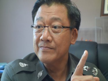Commander Chote Chawanwiwat, intent on improving Phuket