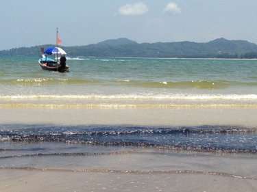Pollution on a famous Phuket beach: one reason for change