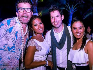 Partygoers enjoyed the night at Catch Beach Club for Twinpalms' birthday