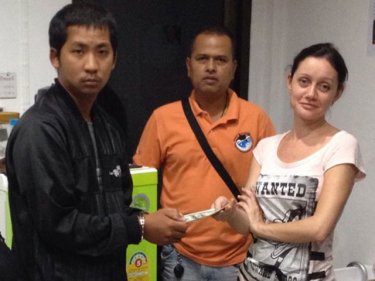 Phuket police return tourist Tatlana Gorhkova's stolen cash today