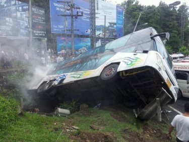 The bus crash on Patong Hill will raise alarm about low-quality buses