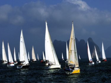The Bay Regatta takes in Phi Phi this year for the first time