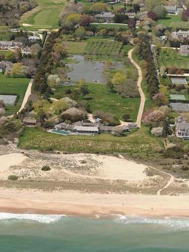 The $147m beachfront property with formal gardens and pond in the Hamptons