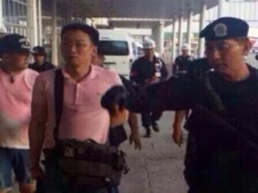 Thaksin Shinawatra's son, Panthongtae, in the care of authorities today