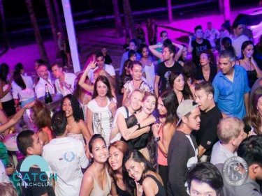 Catch Beachclub reopened last night with a party near Surin beach