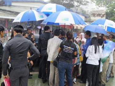 Patong rains on the admiral's parade  but Phuket's beaches have been taken