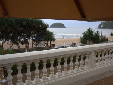 The view from the iconic Club Med across Phuket's Kata beach