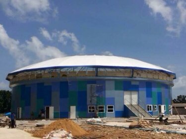 The dolphinarium under construction in Phuket's Chalong district