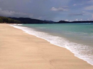 The freshly cleared beaches on Phuket are all ready and waiting