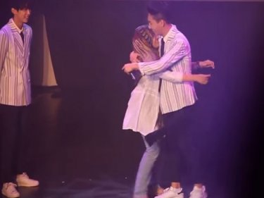 Fully-clothed hugs are apparently sinful in Malaysia at pop concerts