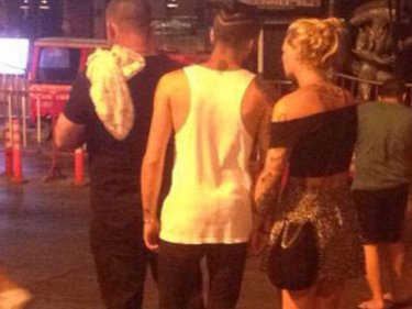 Goodness, he's holding her hand: Zayn and Lauren on Phuket