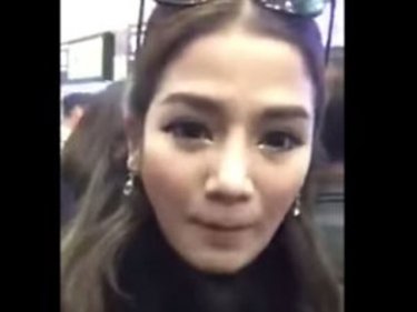 A Thai model unleashes a savage VIDEO attack on push-and-shove Chinese