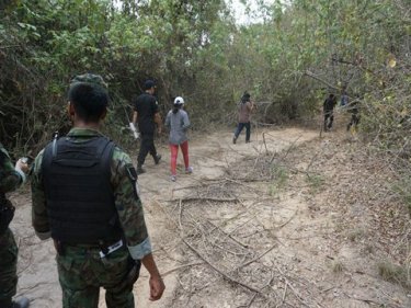 Coastal land has been cleared of mangroves in Phuket's east