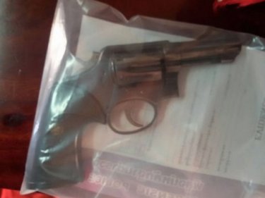 The .38 handgun used in the Phuket City suicide of a former policeman