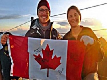 Stripped of right to travel: Canadians Lindsey and Danielle Peterson (right)