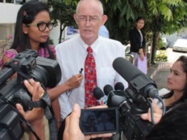 Chutima and Morison on the day their Phuket trial began last year