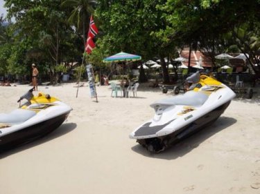 Jet-ski operators have taken control of Patong, once a swimmers' beach
