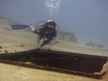 The wreck of a sunken ship is being turned into a coral reef off Phuket