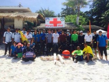 The new first aid post on Racha island, a popular day-trip destination