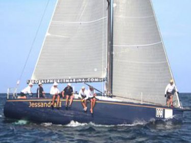 Jessandra II competes in IRC Two at Phuket's King's Cup Regatta